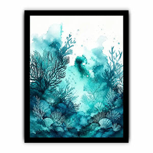 Teal Island Canvas Print