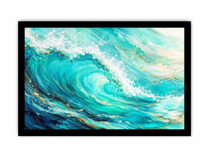 Teal Ocean Canvas Print