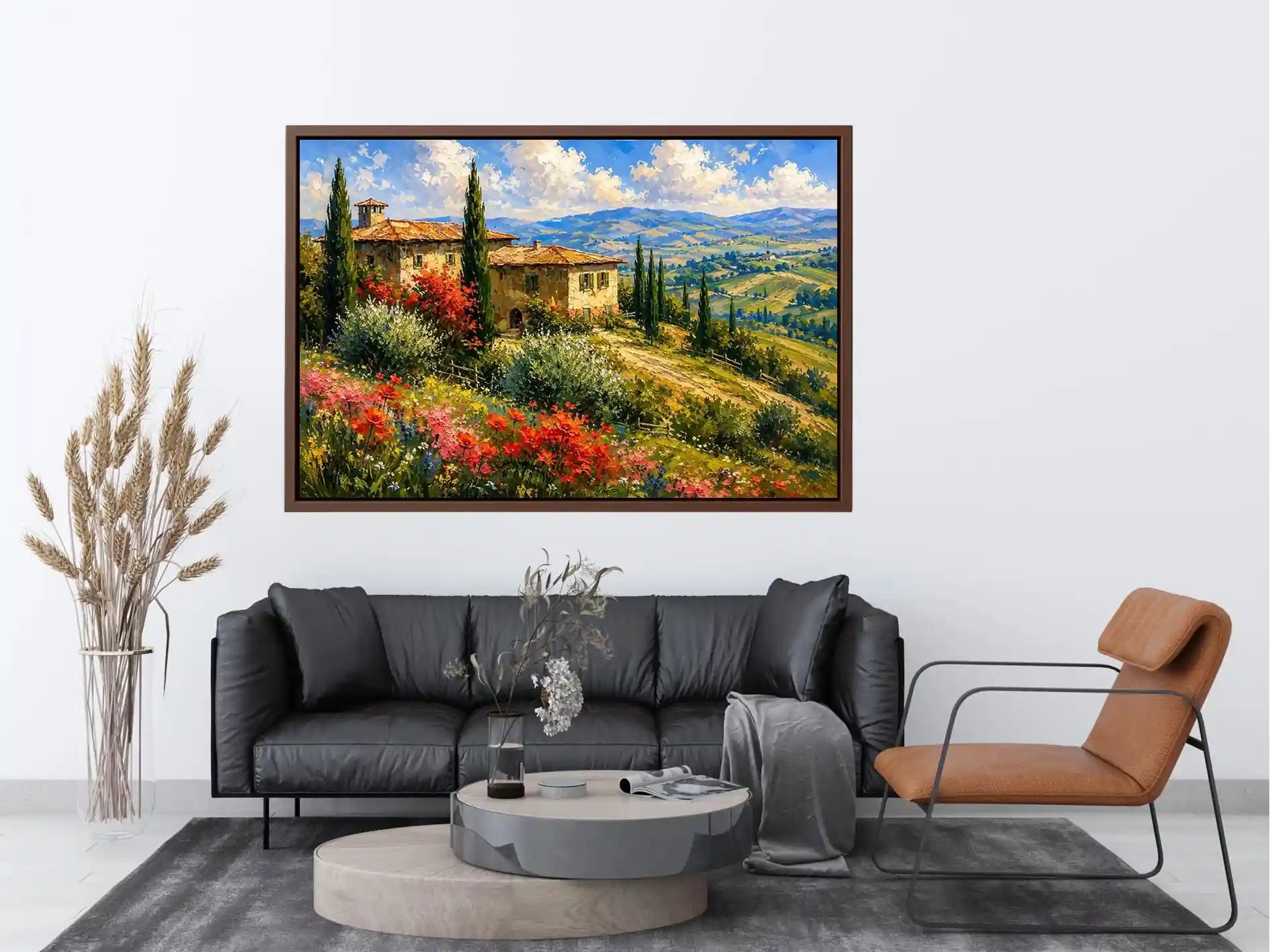 Tuscany Landscape Canvas Print