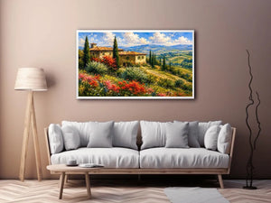 Tuscany Landscape Canvas Print