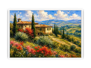 Tuscany Landscape Canvas Print