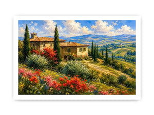 Tuscany Landscape Canvas Print