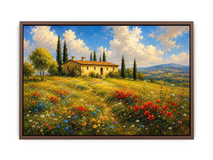 Tuscany Landscape Canvas Print