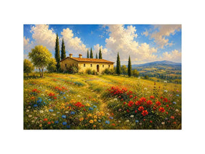 Tuscany Landscape Canvas Print