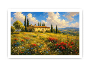 Tuscany Landscape Canvas Print