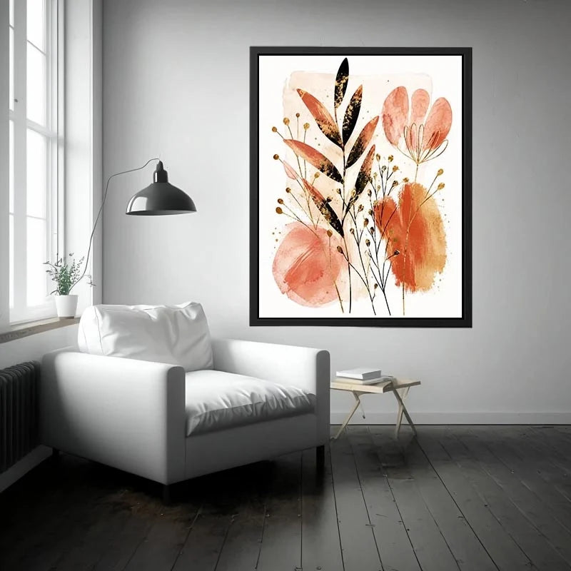 Botanical Shapes Canvas Print
