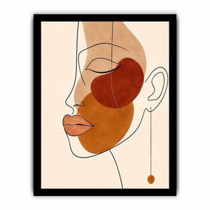 Abstract Face Canvas Print