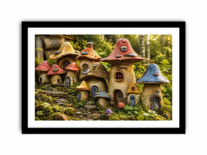 Mushroom House Canvas Print