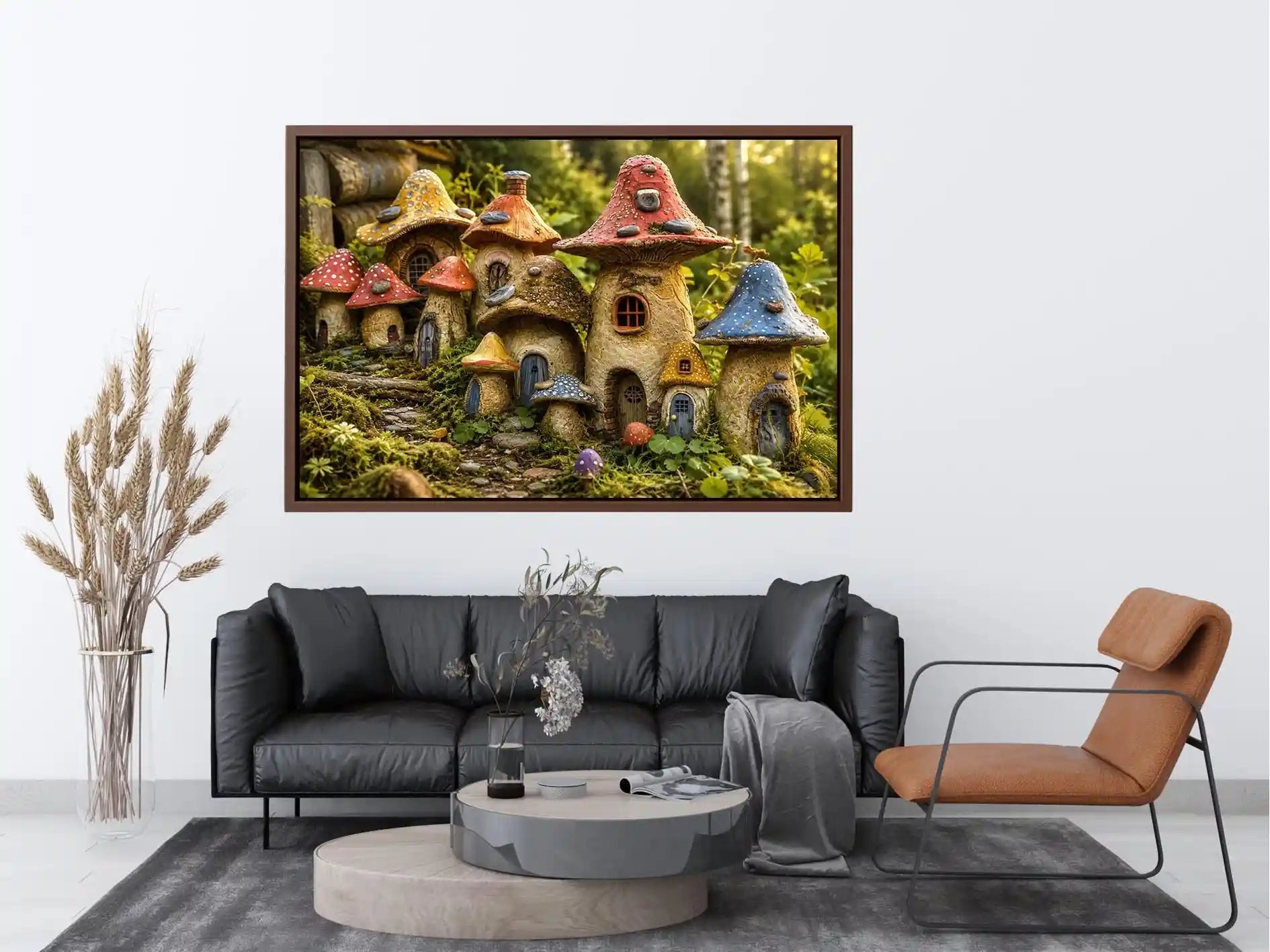 Mushroom House Canvas Print