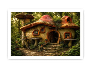 Mushroom Room Canvas Print