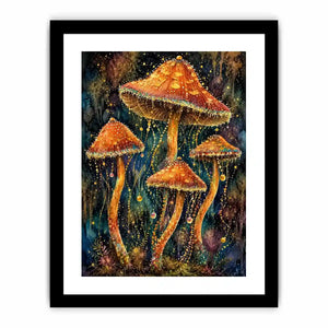 Jellyfish Mushroom Canvas Print