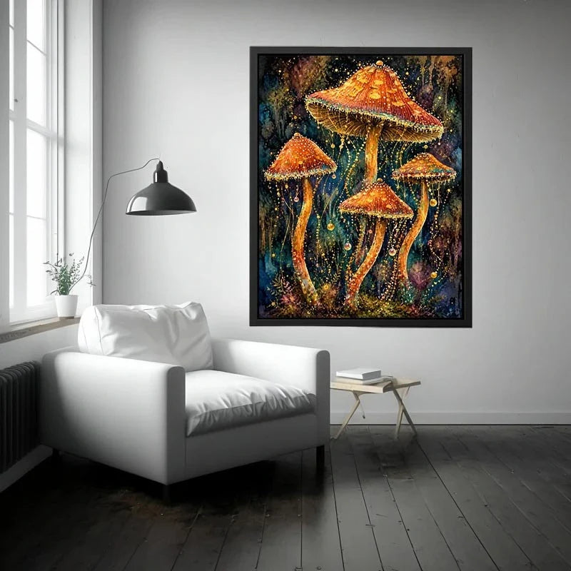 Jellyfish Mushroom Canvas Print