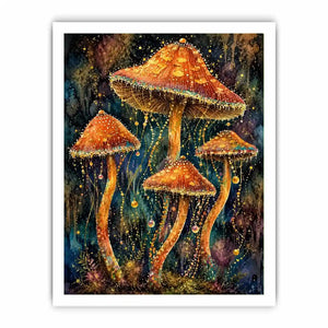 Jellyfish Mushroom Canvas Print