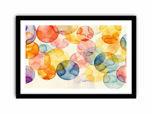 Watercolor Balls Canvas Print