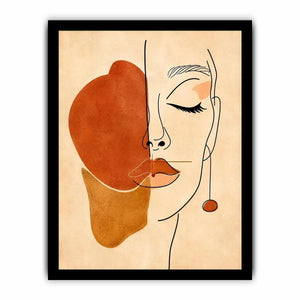 Minimalist Face Canvas Print