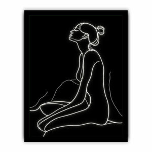 Meditating Canvas Print