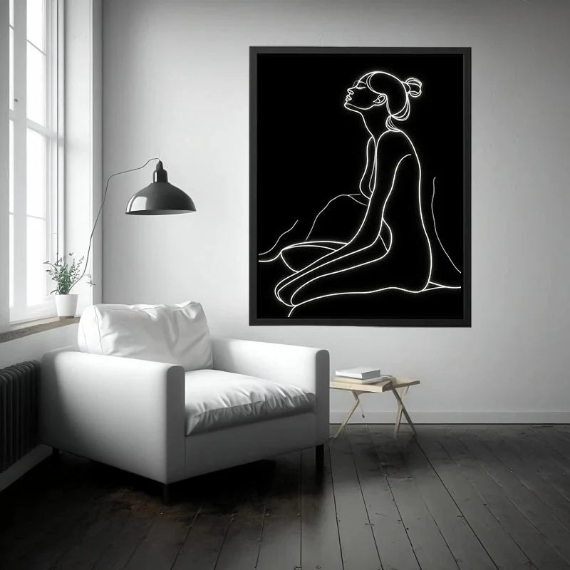 Meditating Canvas Print