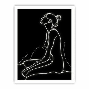 Meditating Canvas Print