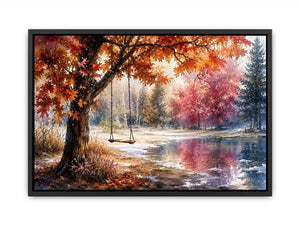 Autumn Swing Canvas Print