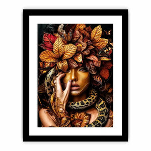 Gold snake Canvas Print