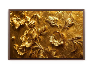 Gold leaf Canvas Print