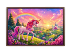 Unicorn kids nursery Canvas Print
