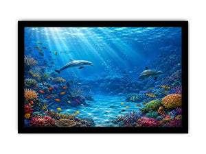 Dolphin Underwater I Canvas Print
