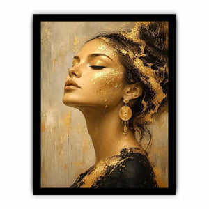 Gold Beauty Canvas Print