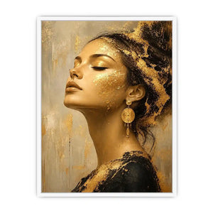 Gold Beauty Canvas Print
