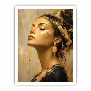 Gold Beauty Canvas Print