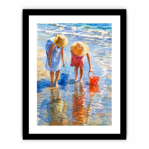 Feeding Fish Canvas Print