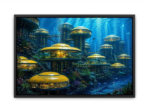 Underwater City Canvas Print