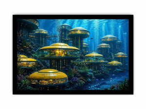 Underwater City Canvas Print