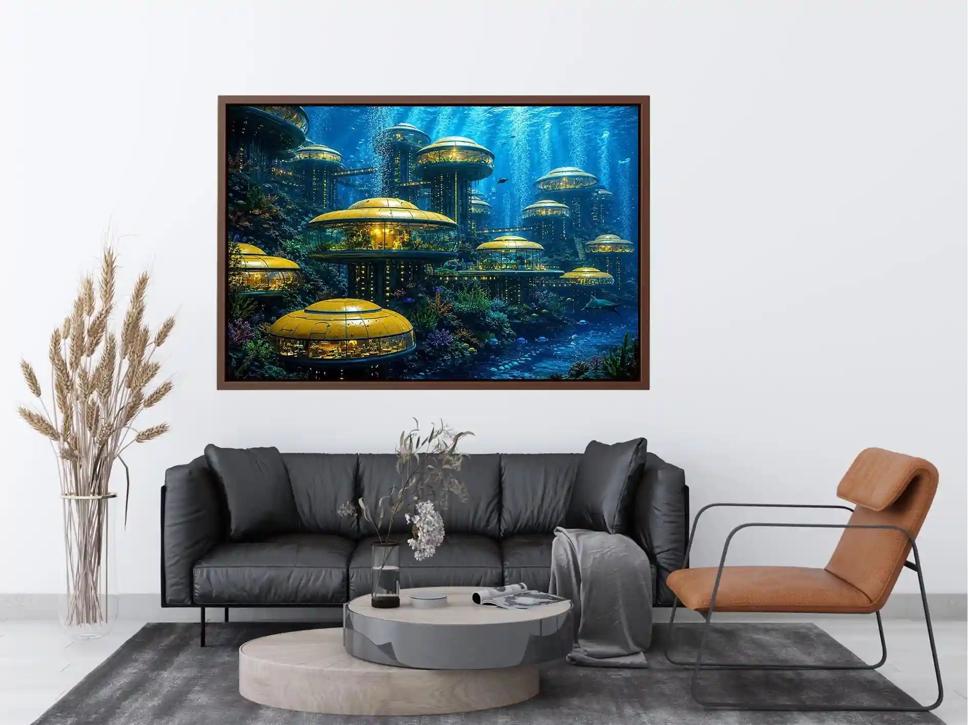 Underwater City Canvas Print