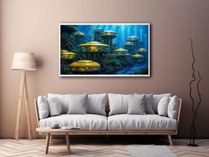 Underwater City Canvas Print