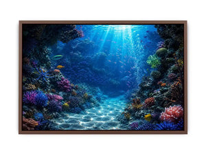 Underwater Ocean Canvas Print