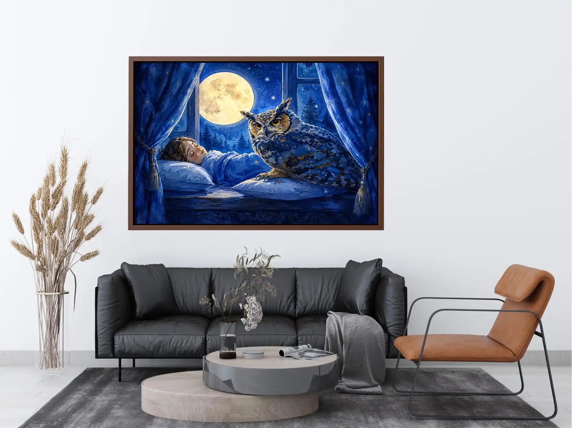 Sleep kids nursery Canvas Print