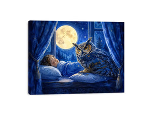 Sleep kids nursery Canvas Print
