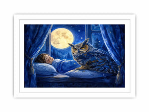 Sleep kids nursery Canvas Print