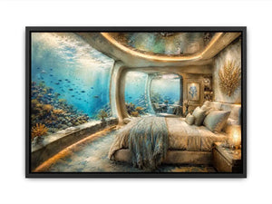 Underwater Hotel Canvas Print