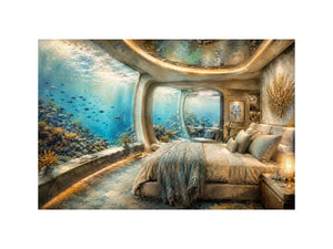 Underwater Hotel Canvas Print