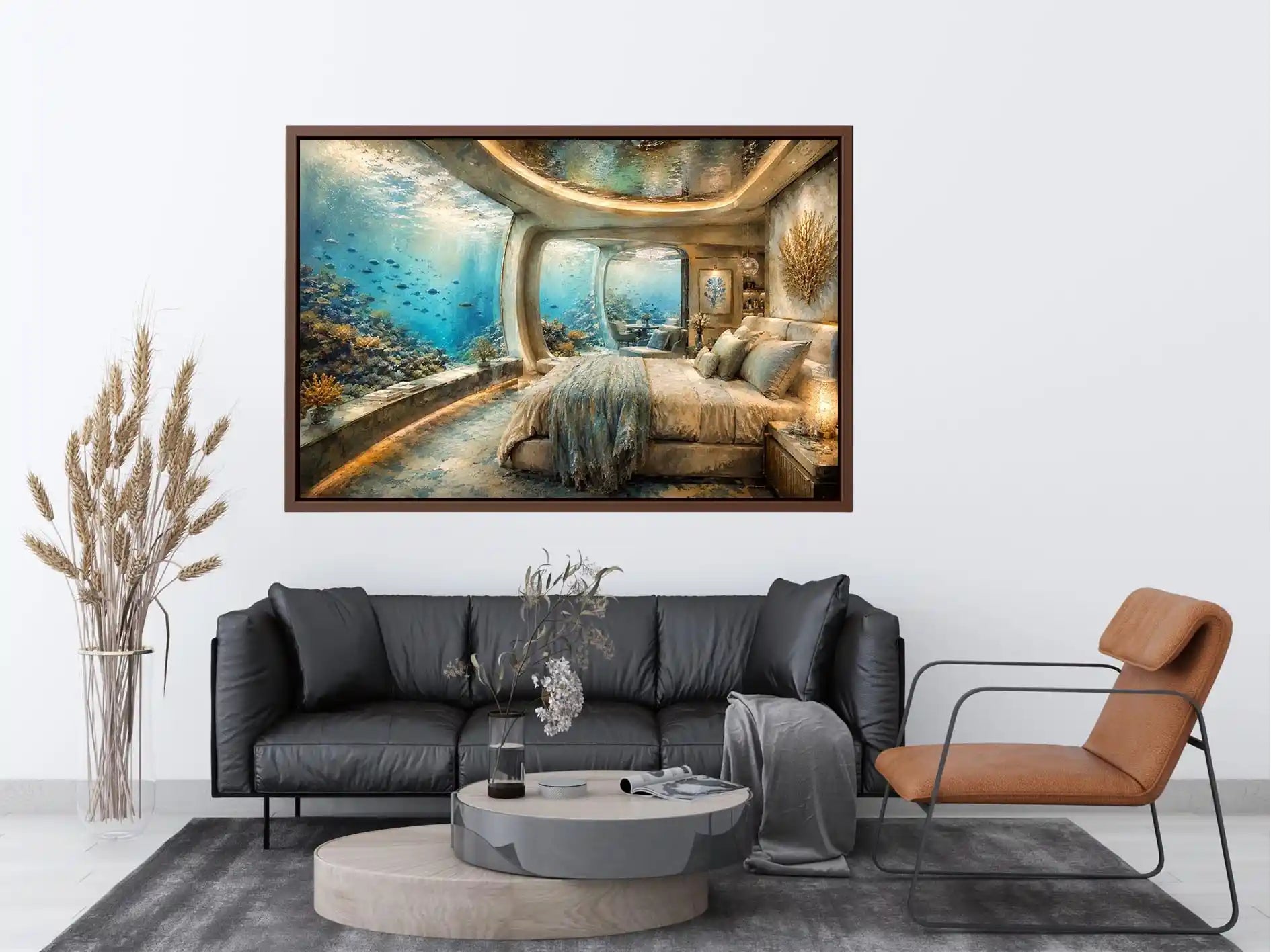 Underwater Hotel Canvas Print