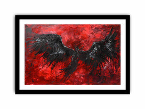 Lucifer framed Print