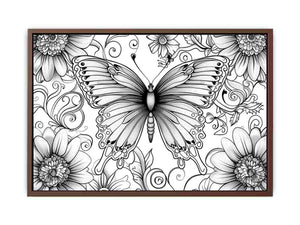 Color Me Butterfly Painting