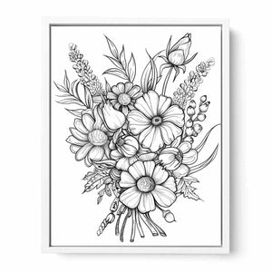 Color Me Flowers Painting