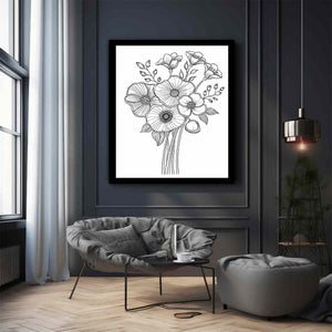 Color Me Floral Art Art Print