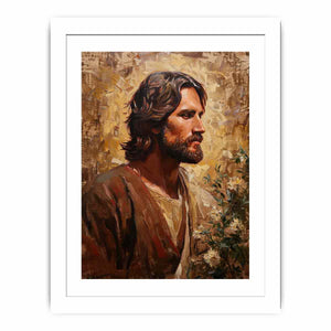 Jesus Portrait framed Print