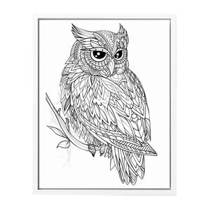Colour Me Owl Painting