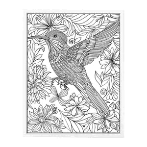 Color Me Bird Painting