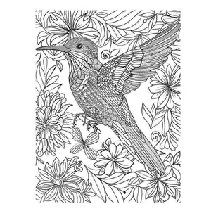 Color Me Bird Art Print